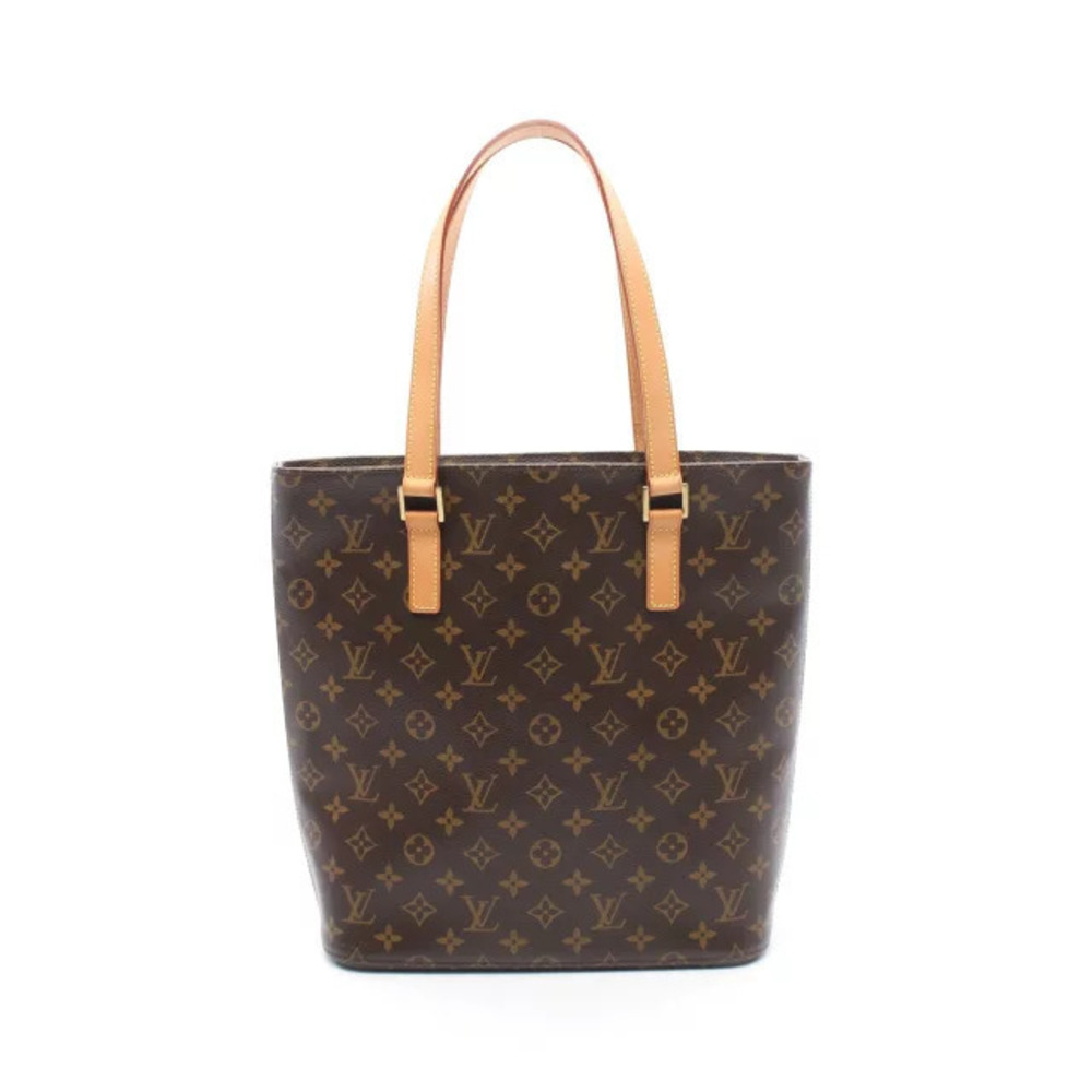 Louis Vuitton Vavin Monogram Tote Bag Canvas Leather Brown